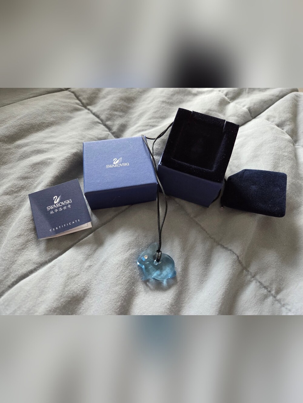 Swarovski Charm - Rabbit Blue - Picture 2 of 3